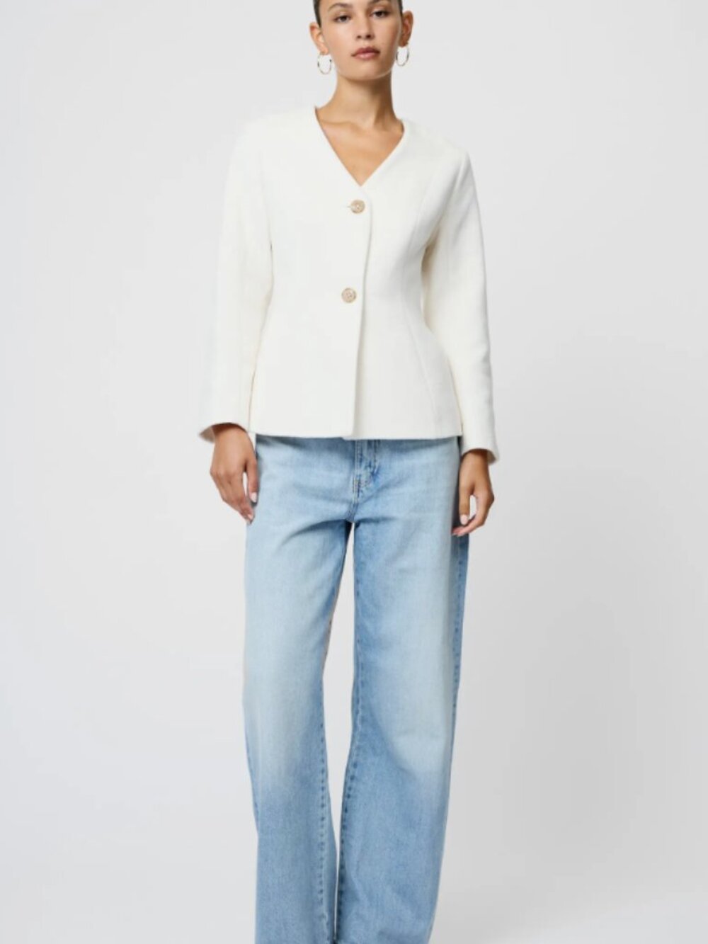 French Connection Boiled Wool Jacket
